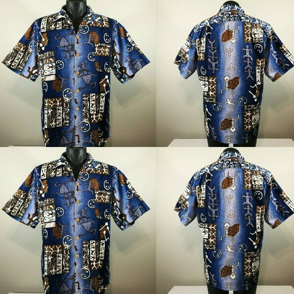 Vintage 60s Kamehameha Hawaiian Shirt Sz L - Picture 3 of 8
